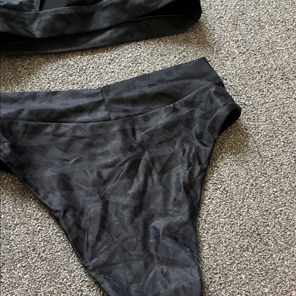 ZYIA Black Printed High-Waist Bikini Set - Women's Swim - Picture 11 of 11